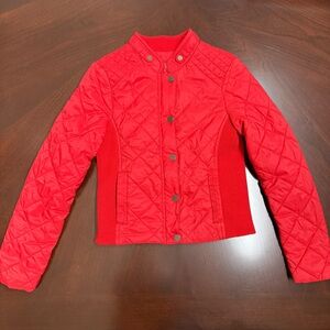 Guess Vibrant Red Quilted Jacket